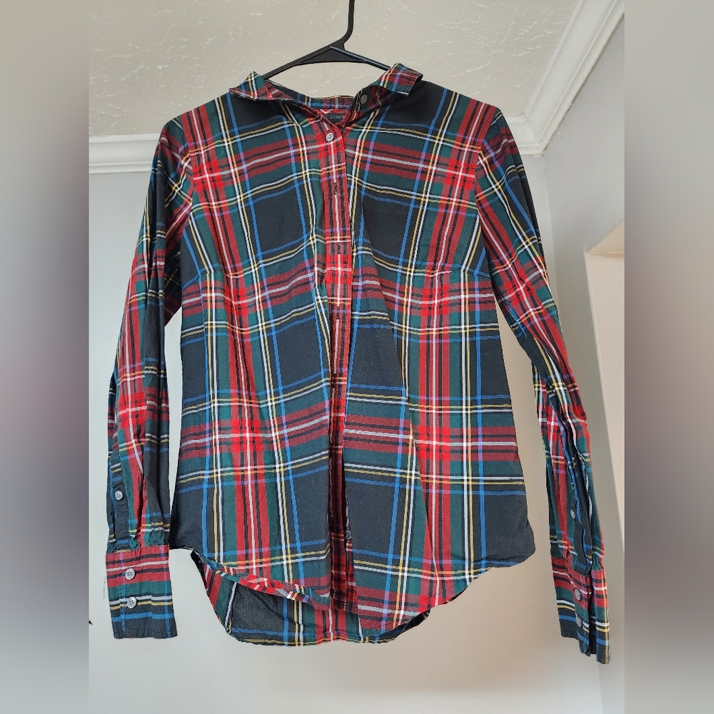 J. Crew Plaid Button Down
